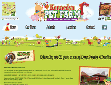 Tablet Screenshot of kennedyspetfarm.com